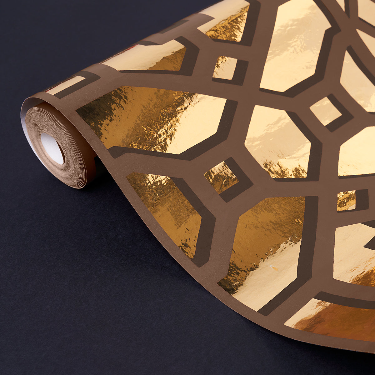 SCHUMACHER MOON RIVER ZANZIBAR TRELLIS MYLAR GOLD MYLAR - 5013640