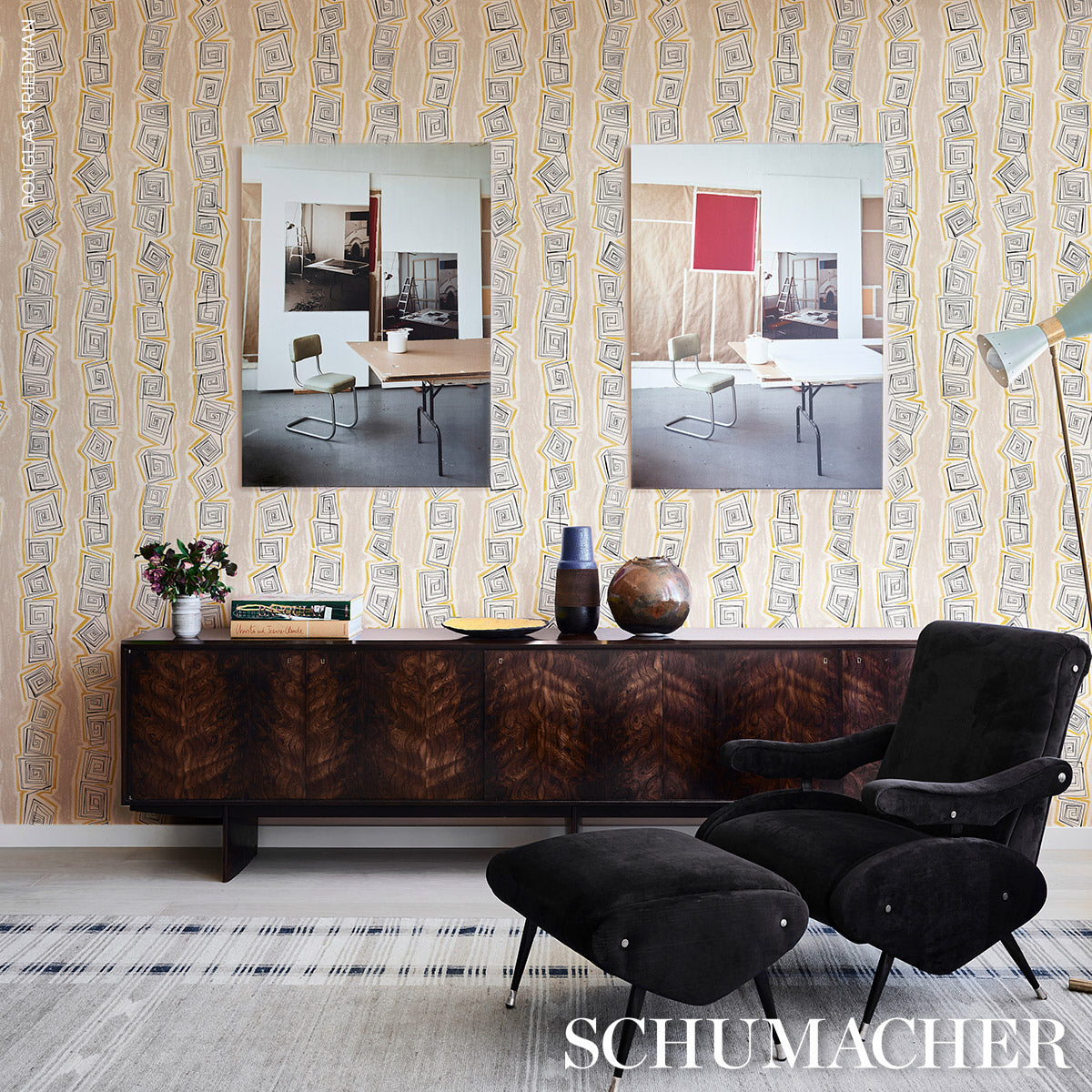 SCHUMACHER BACKDROP TABOO WARM BEIGE - 5014210