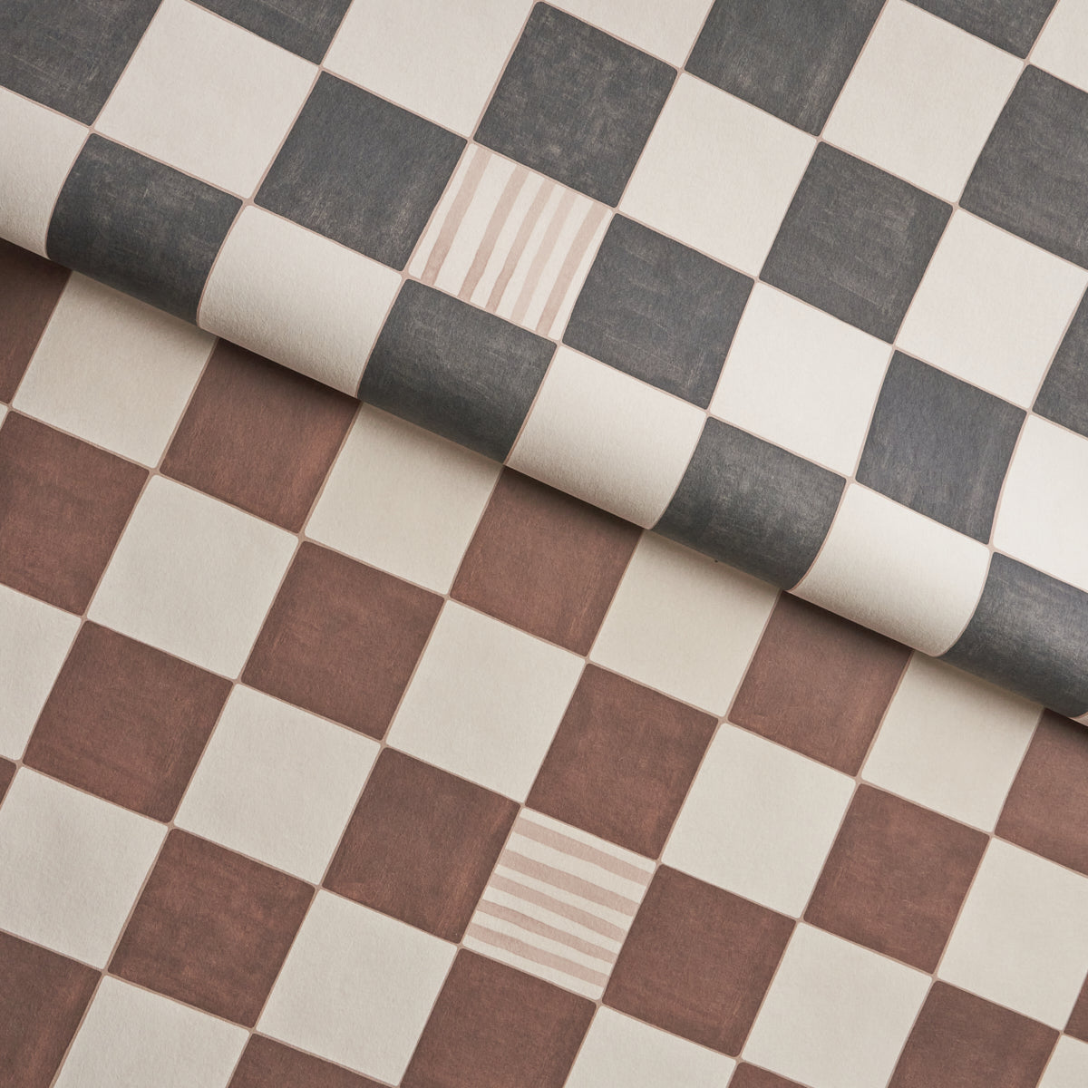 SCHUMACHER Backdrop Gambit Panel Cocoa , Charcoal - 5014263