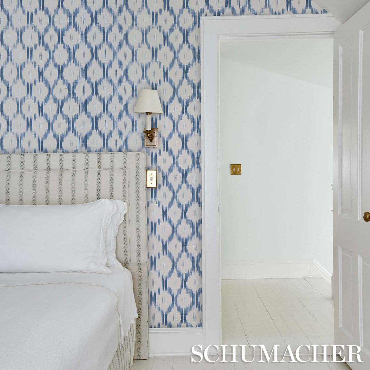 SCHUMACHER WALLCOVERING MARK D. SIKES SANTA MONICA INDIGO - 5014370