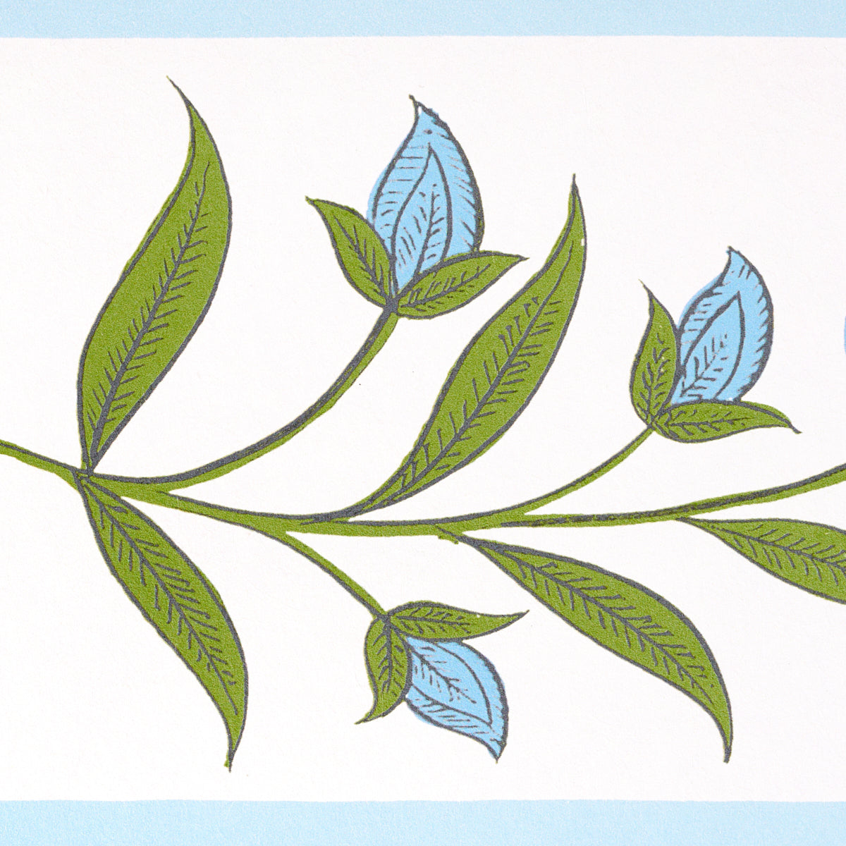 SCHUMACHER MARIE-ANNE OUDEJANS ROYAL POPPY PANEL B BLUE - 5014441