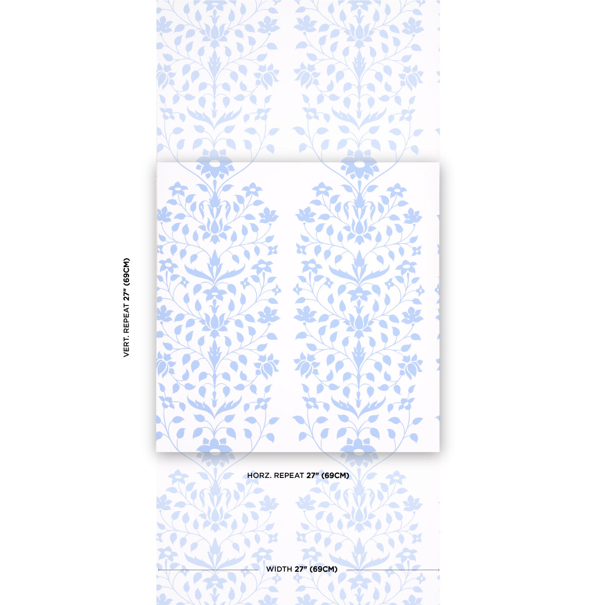 SCHUMACHER MARIE-ANNE OUDEJANS JAIPUR MUGHAL FLOWER BLUE - 5014460