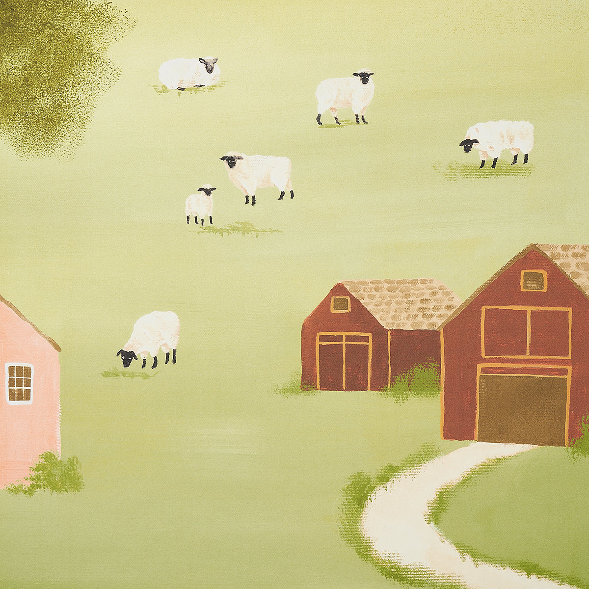 SCHUMACHER WALLCOVERING AMERICANA EATON'S LANDSCAPE PANEL SET DOCUMENT - 5014850