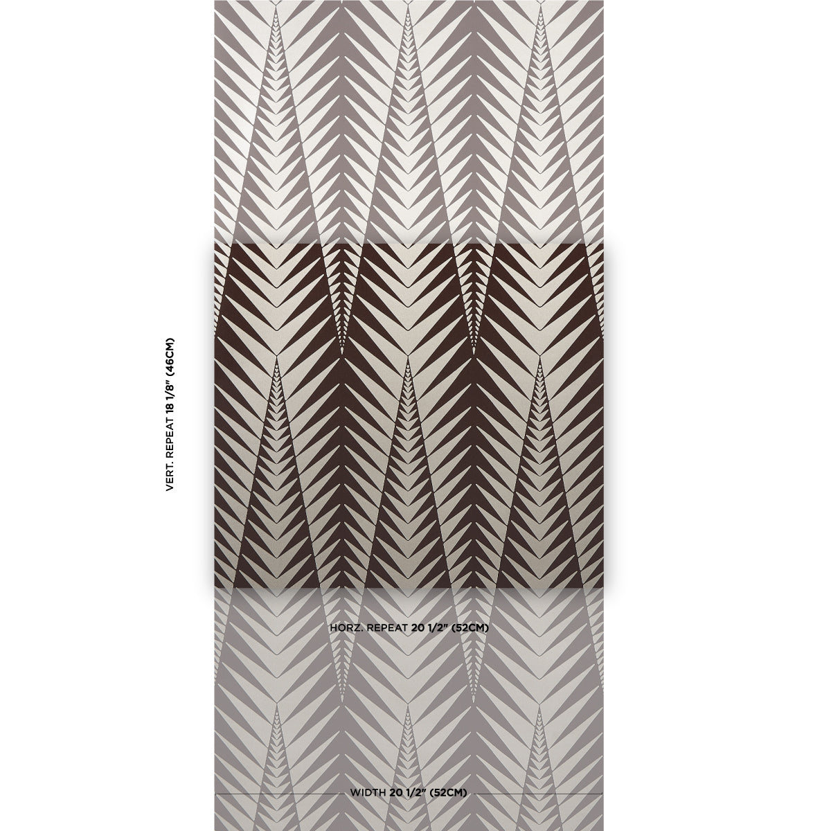 SCHUMACHER WALLCOVERING NEISHA CROSLAND ZEBRA BROWN SILVER - 5015061