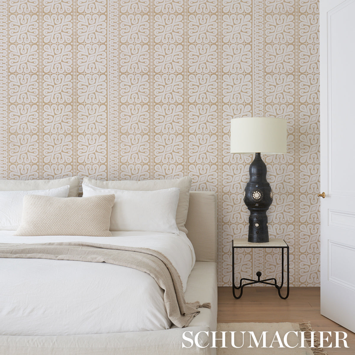 SCHUMACHER Celerie Kemble Borneo Grasscloth White - 5015411