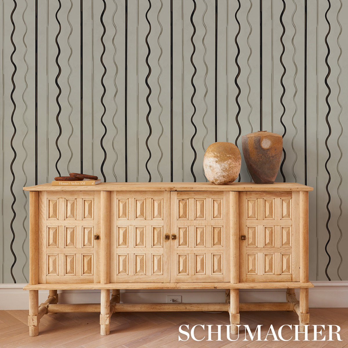 SCHUMACHER BACKDROP AFFOGATO IVORY , CARBON - 5015571