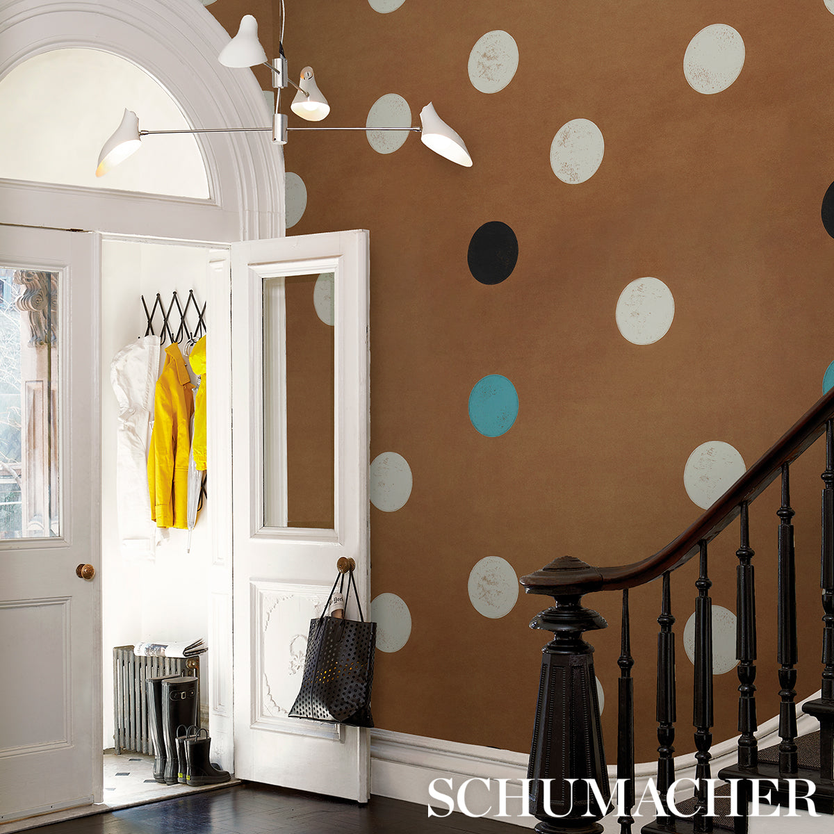 SCHUMACHER BACKDROP MONTE CARLO EARTHY BROWN - 5015591