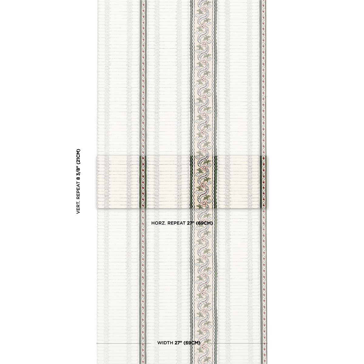 SCHUMACHER RITA KONIG SERENA STRIPE ROSE - 5015932