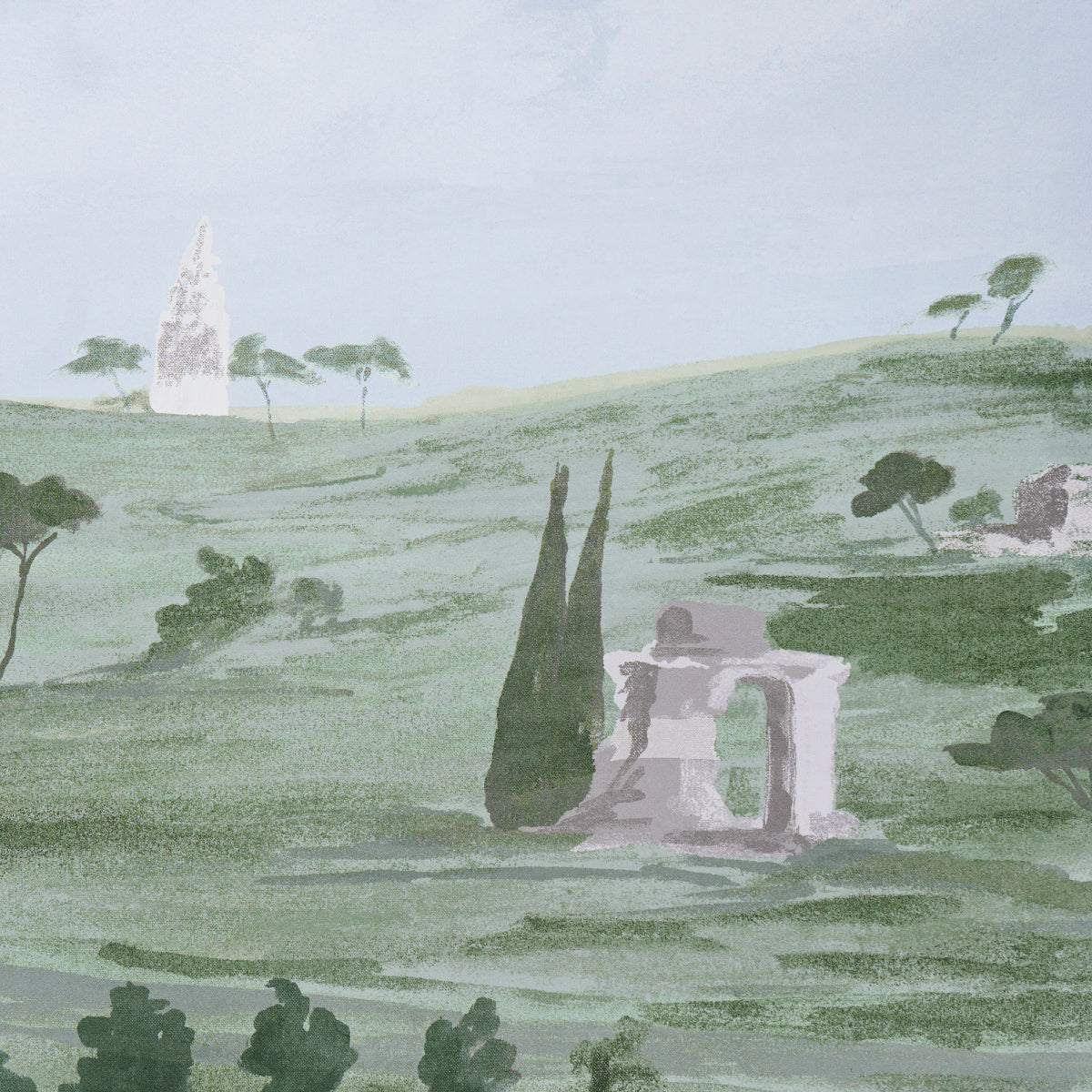 SCHUMACHER BACKDROP X XAVIER DONNELLY APPIAN WAY 4 PANEL SET FOG - 5016041