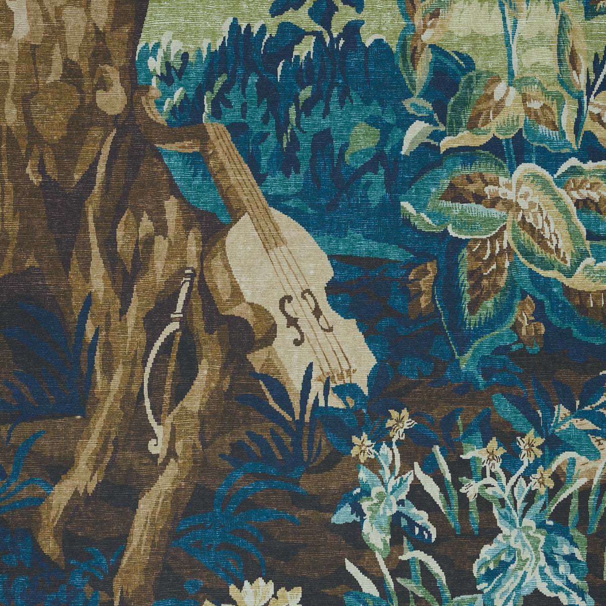 SCHUMACHER JOHNSON HARTIG LA FOR??T 3 PANEL SET AUTUMN GREEN FOREST - 5016820