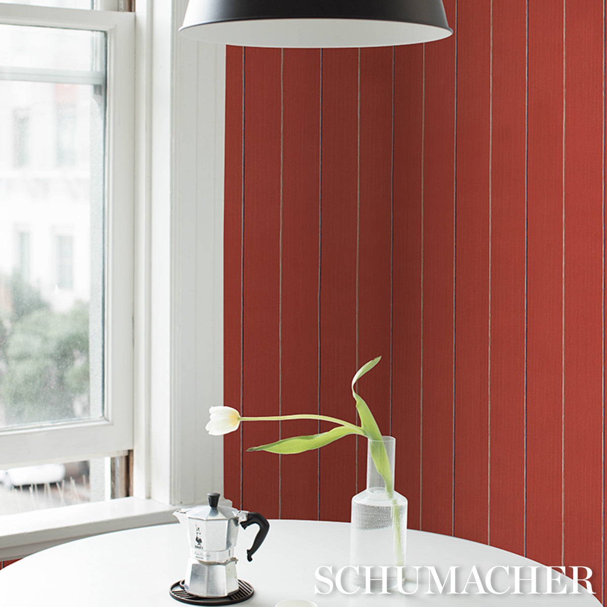 SCHUMACHER BACKDROP DRAPER STRIPE BADA BING! - 5016890
