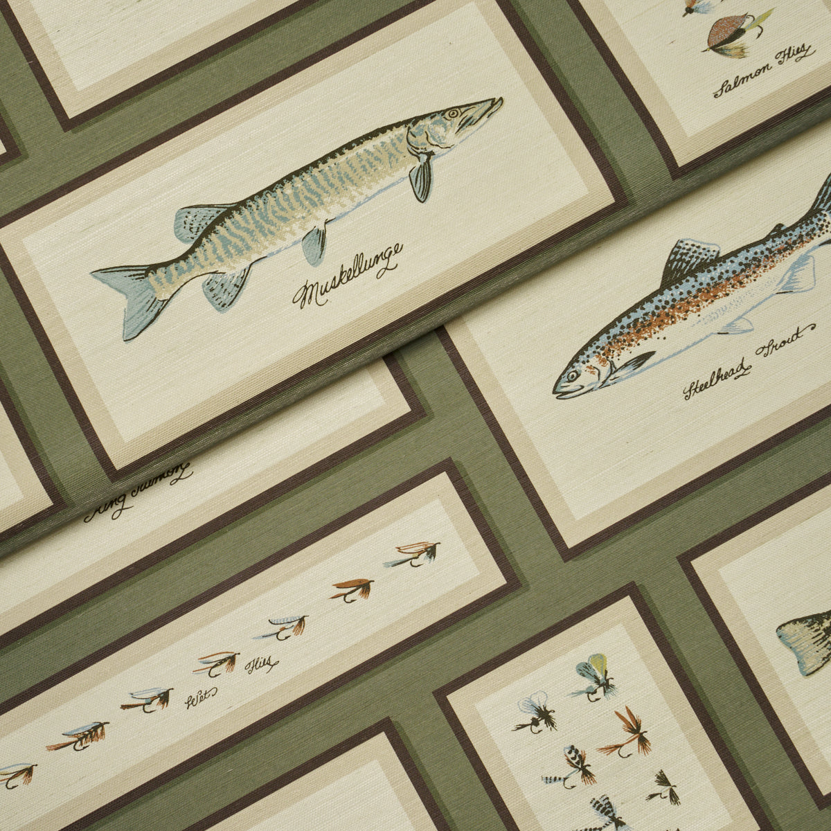 SCHUMACHER A COUNTRY LIFE JAMIE'S TROPHIES SISAL FOREST GREEN - 5017000