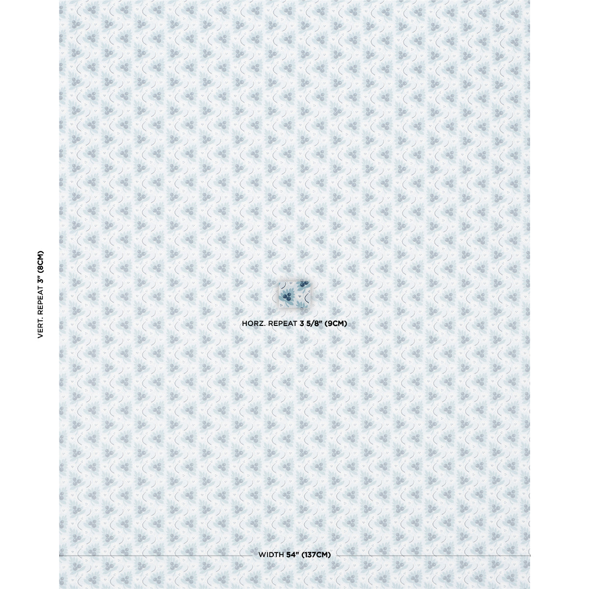 SCHUMACHER WILLIAMSBURG CUSTIS ORCHARD SKY - 5017342