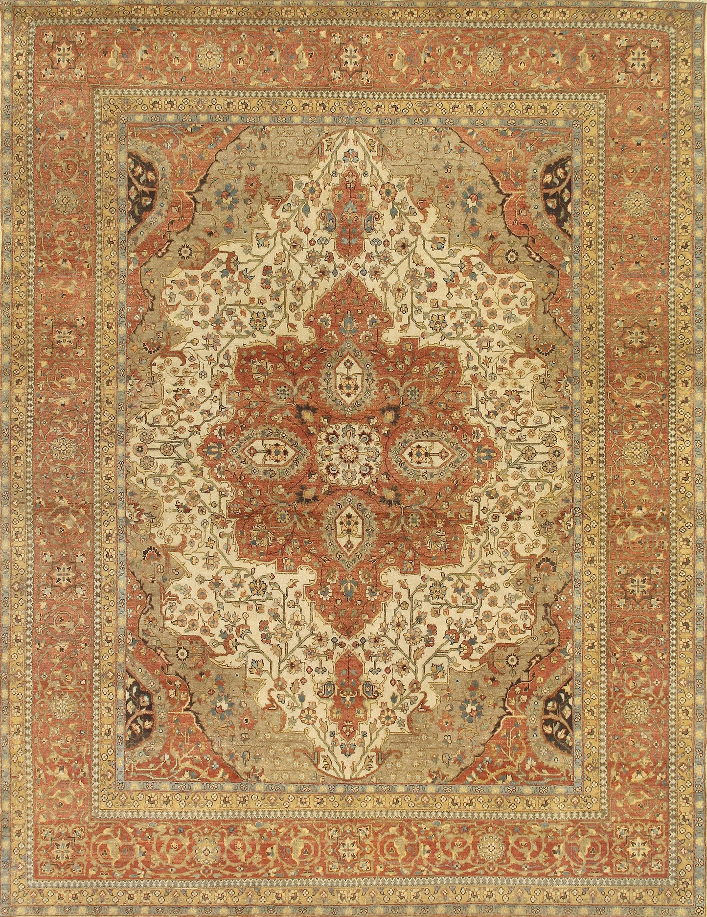 EXQUISITE RUGS Hand-Knotted Rectangle - 5022-8'X10'