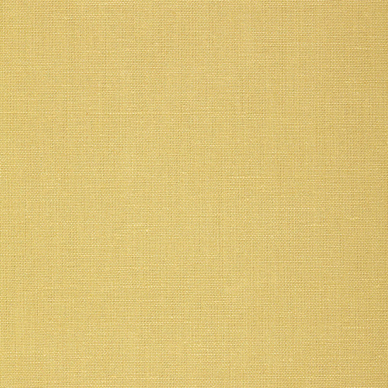 Straw-colored linen plains fabric with a woven texture and visible fibers; suitable for upholstery or crafts.