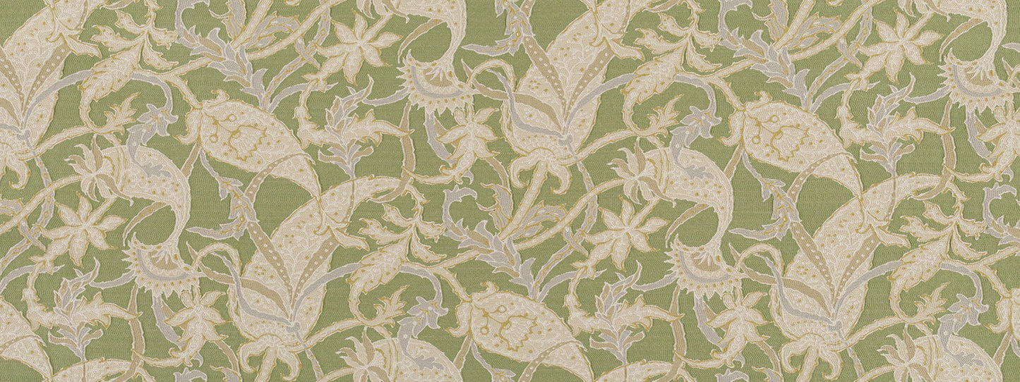 Robert Allen Paisley Petals | Lettuce Upholstery - 509361