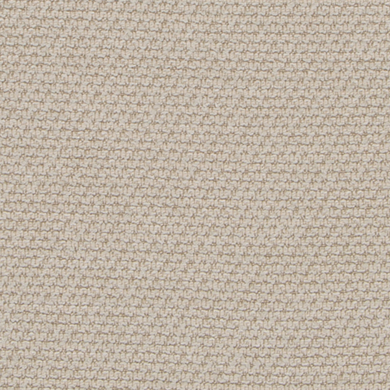 Beige textured woven fabric with a tight loop pattern; upholstery or cushion material.