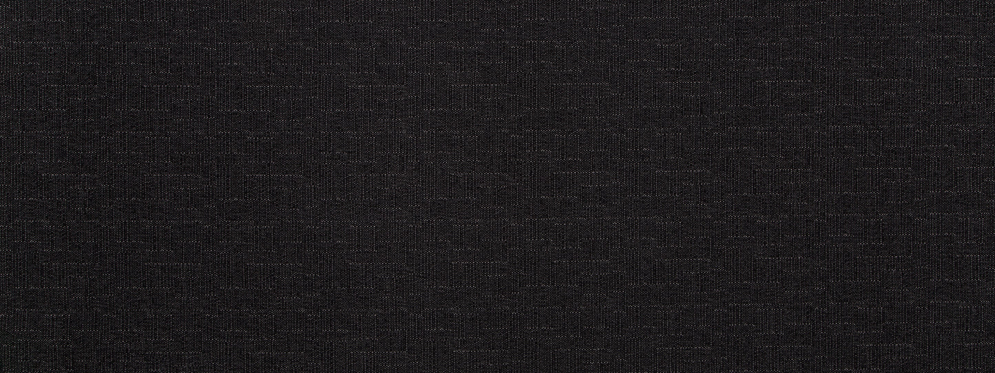 Charcoal black fabric texture with a subtle weave.