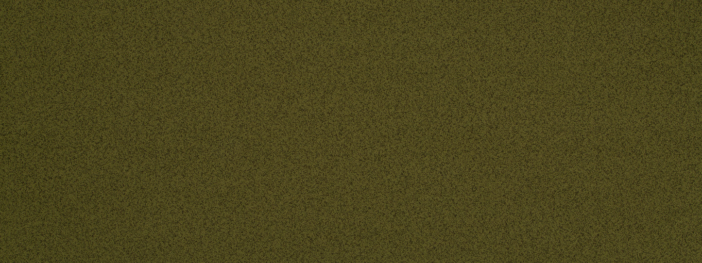 Olive upholstery fabric with a fine-grain texture.
