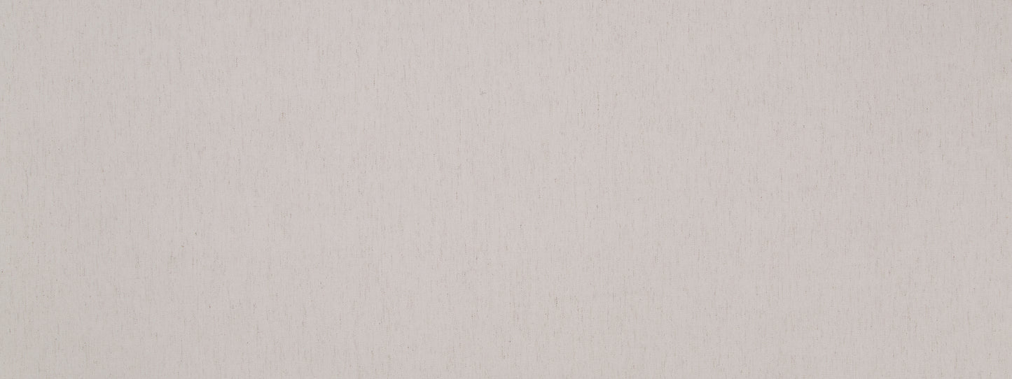 Beige linen upholstery fabric texture with a light woven grain and subtle speckling.