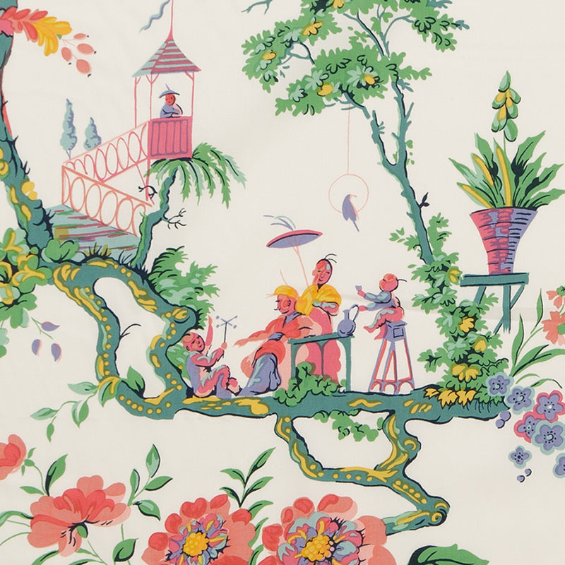 Duralee Monogram Be42619 | 91-Red/Green Upholstery - 513264