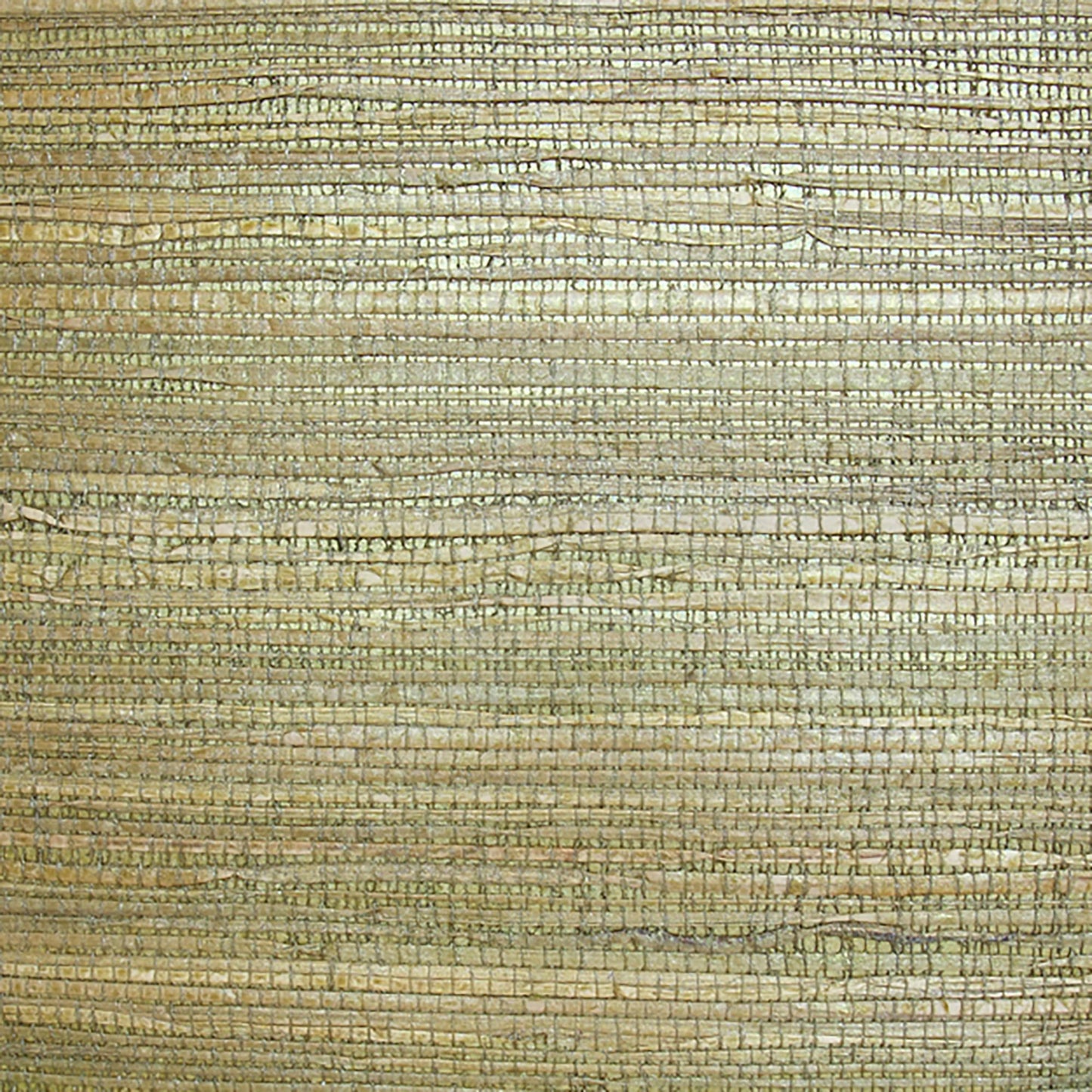 JF Fabrics -Wallpaper 5135 74 Wallpaper Green,Yellow,Gold Grasscloth - 5071574 W6331