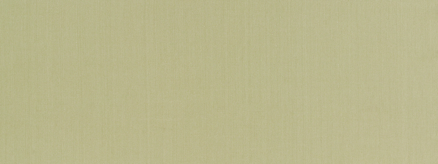 Pale olive-green textured fabric swatch with subtle woven grain and rectangular shape.
