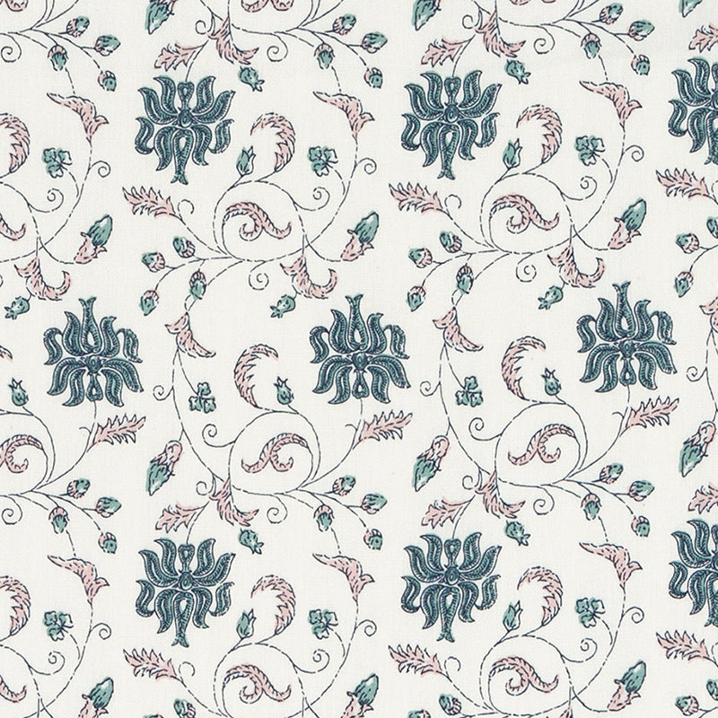 Duralee De42665 | 250-Sea Green Print - 516401