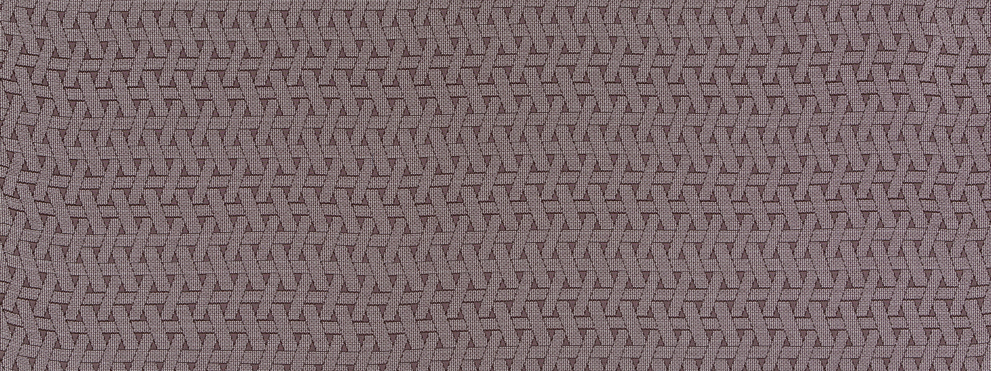 Taupe-brown woven upholstery fabric with a small repeating chevron pattern.