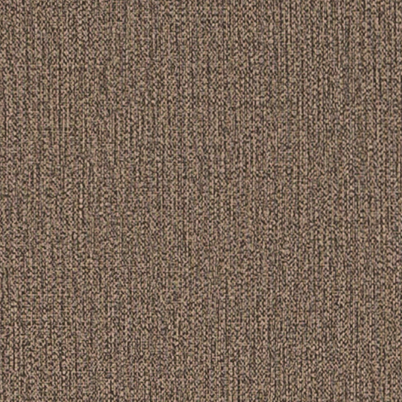 Brown loop-pile upholstery fabric with speckled beige and coffee-brown fibers.