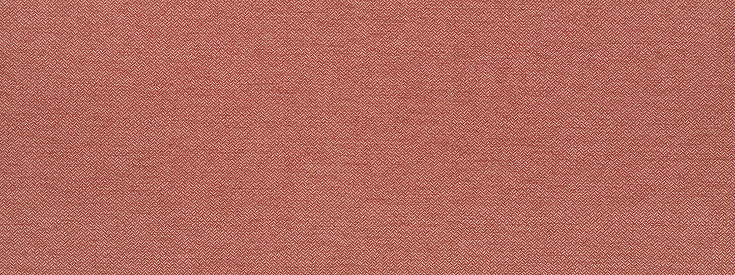 Coral pink woven fabric close-up with fine texture and soft matte finish.