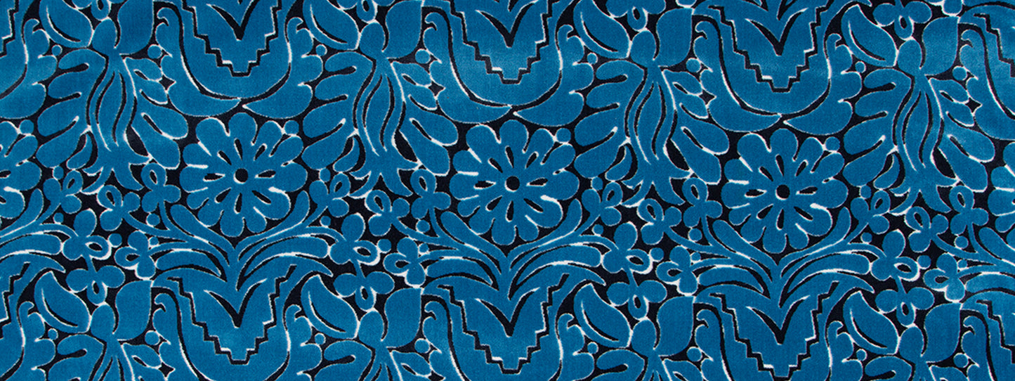Robert Allen Huipil Velvet | Azure Upholstery - 519969