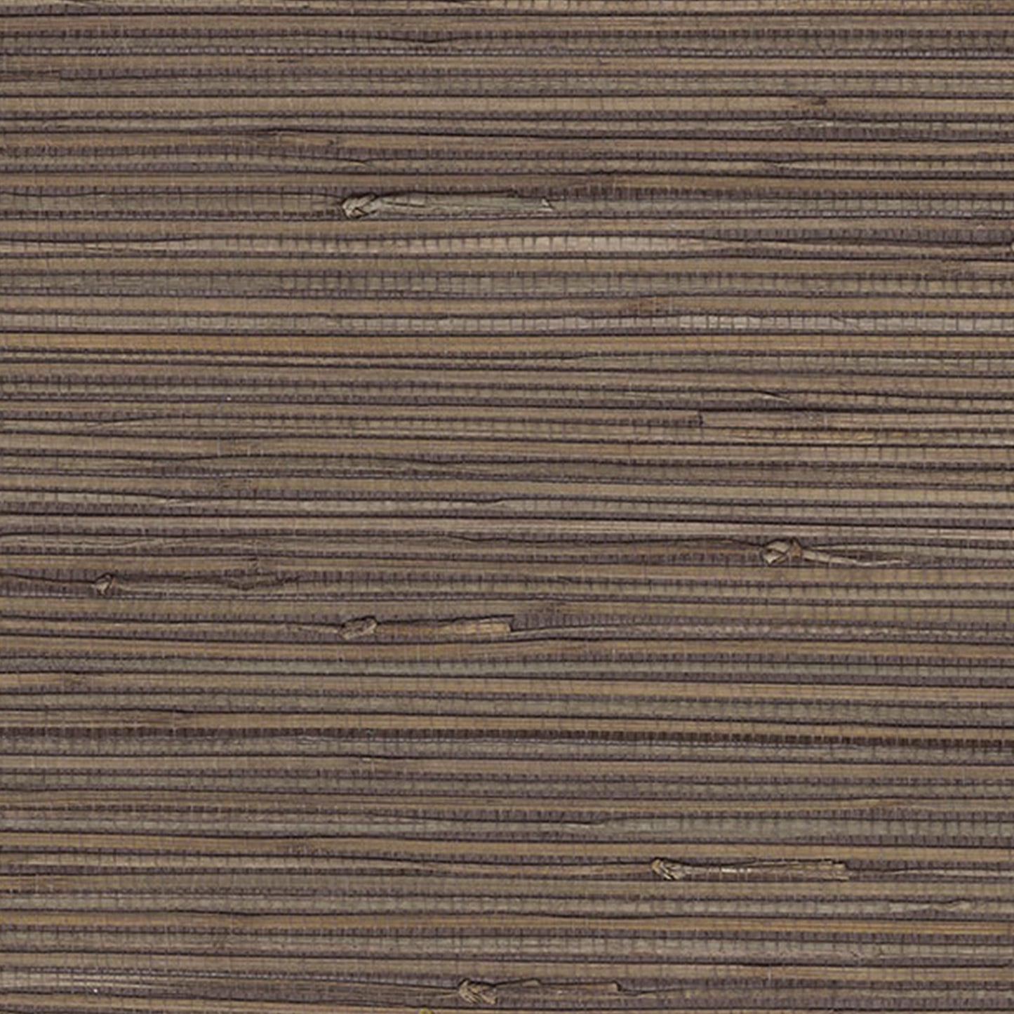 Warm brown grasscloth wallpaper with visible woven fibers.