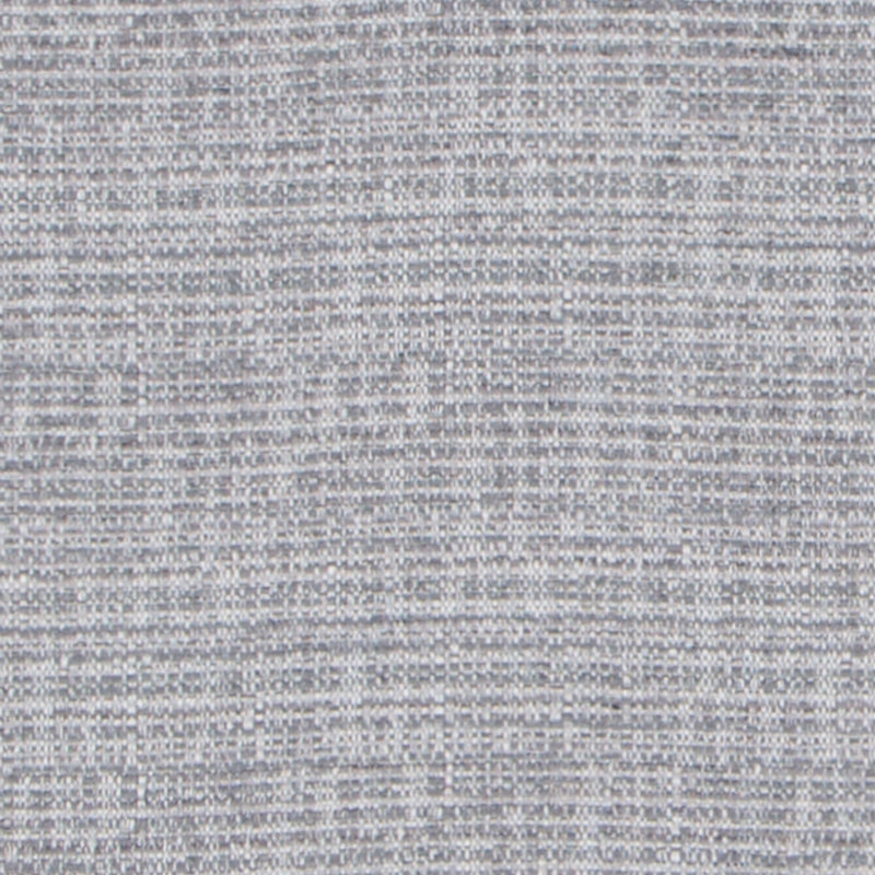 Grey heather woven fabric texture with interlaced light and dark threads, linen-style upholstery material.