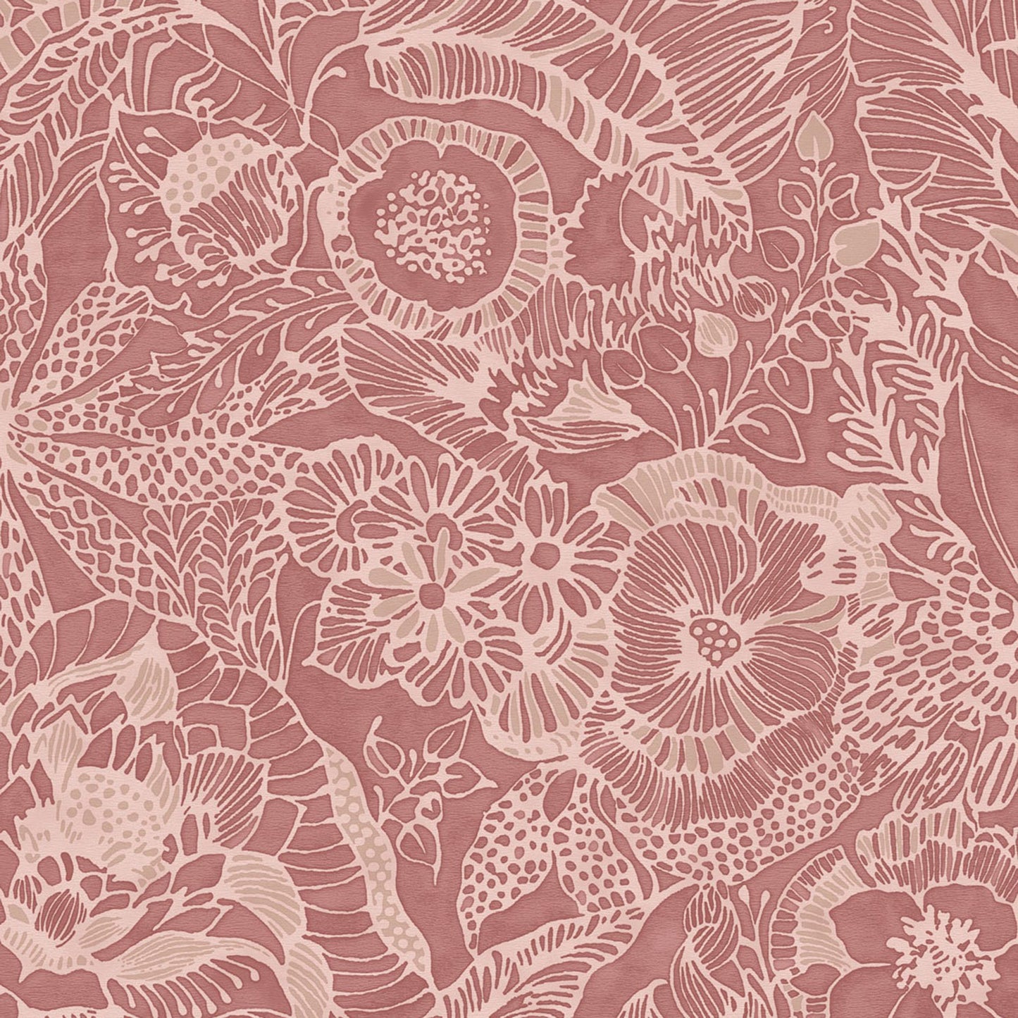 JF Fabrics -Wallpaper 52085 44 Wallpaper Pink Non-Woven - 8106444 W8611