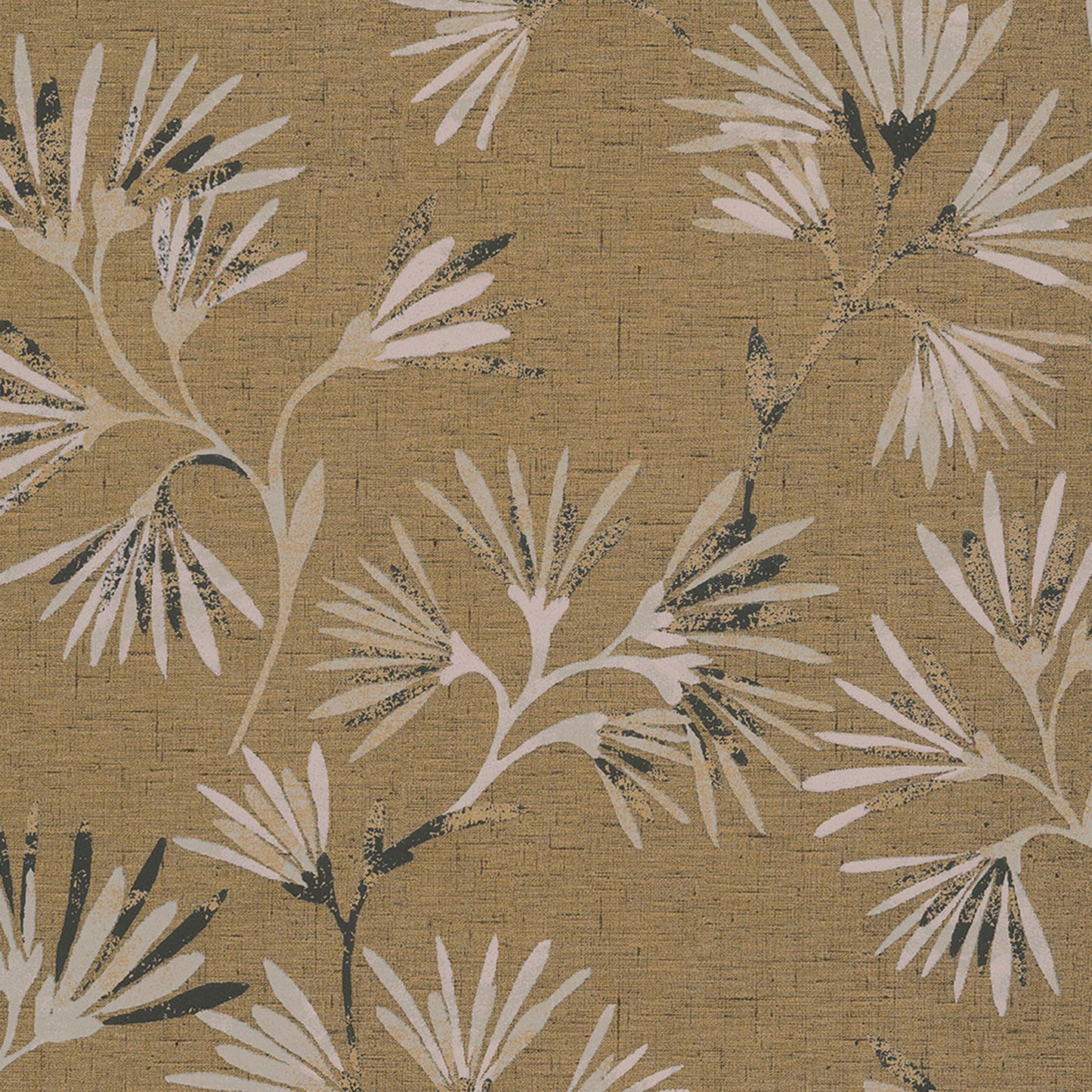 JF Fabrics -Wallpaper 52087 18 Wallpaper Yellow,Gold Non-Woven - 8106618 W8611