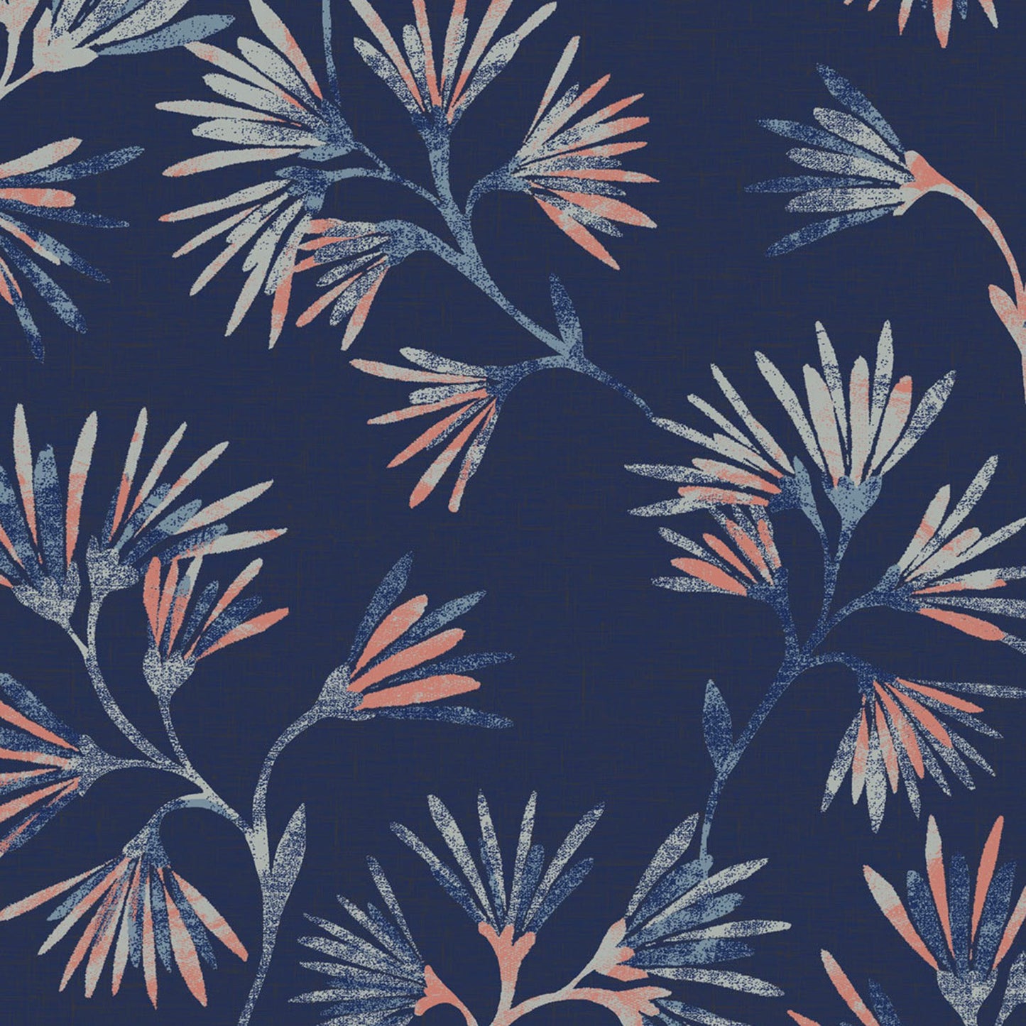 JF Fabrics -Wallpaper 52087 69 Wallpaper Blue Non-Woven - 8106669 W8611
