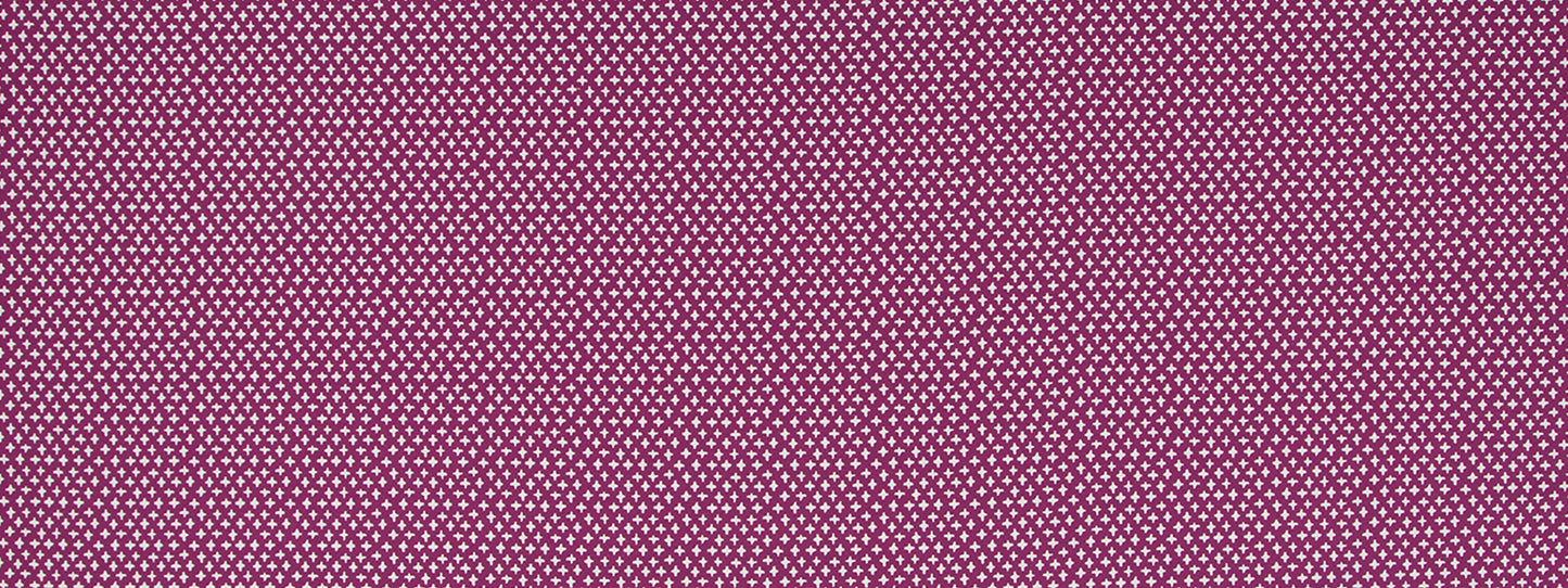 Maroon fabric with tiny white geometric dots forming a subtle micro pattern.