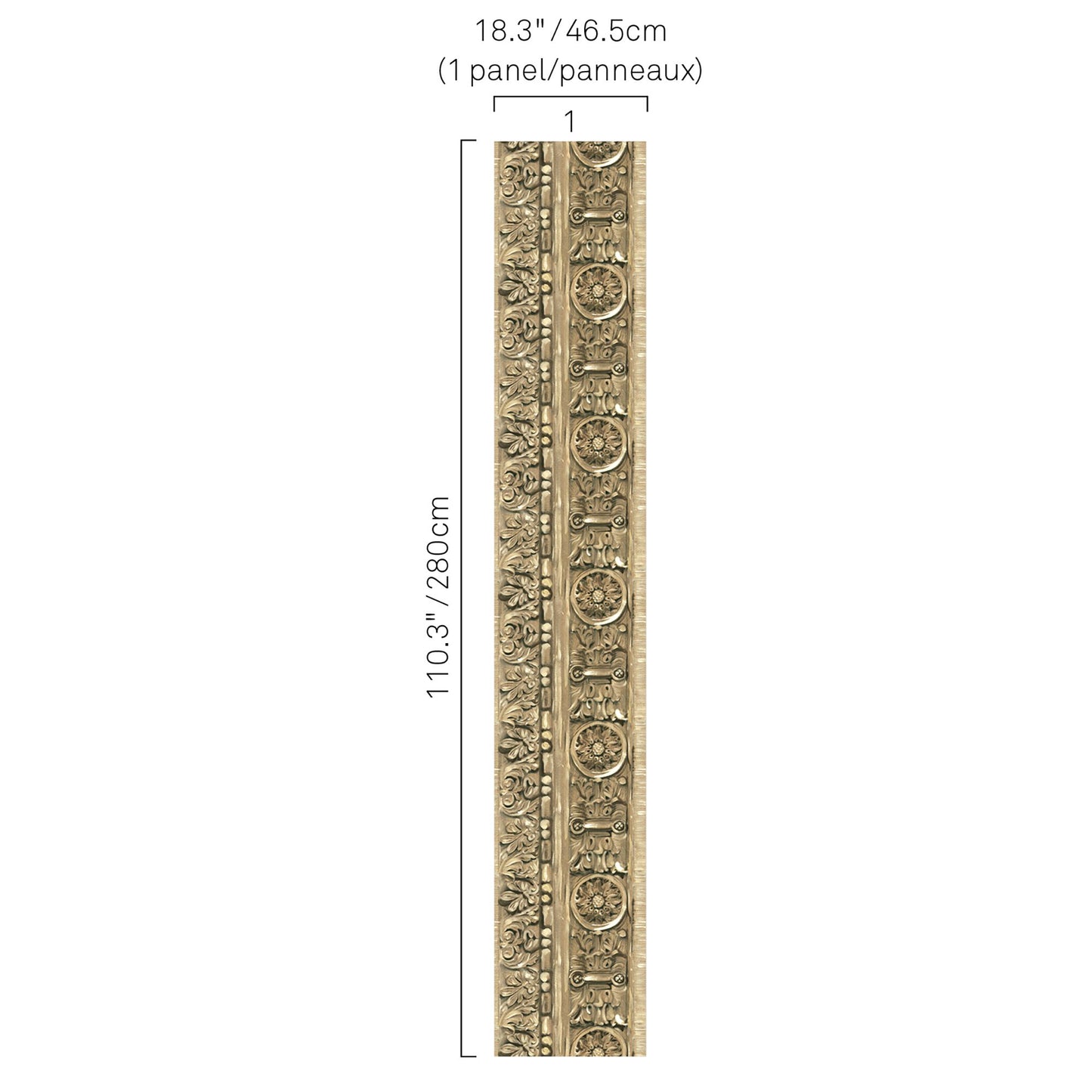 JF Fabrics -Wallpaper 5262 18 Wallpaper Yellow,Gold Non-Woven,Mural,Width Extendable - 5915018 W7631