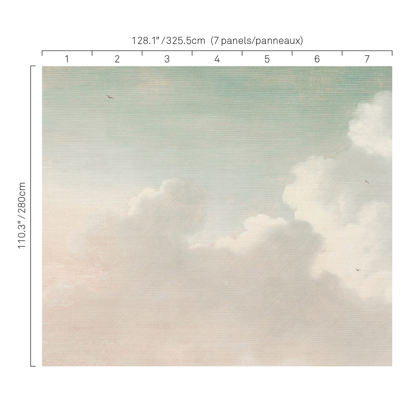 JF Fabrics -Wallpaper 5265 73 Wallpaper Green Non-Woven,Mural - 5915373 W7631