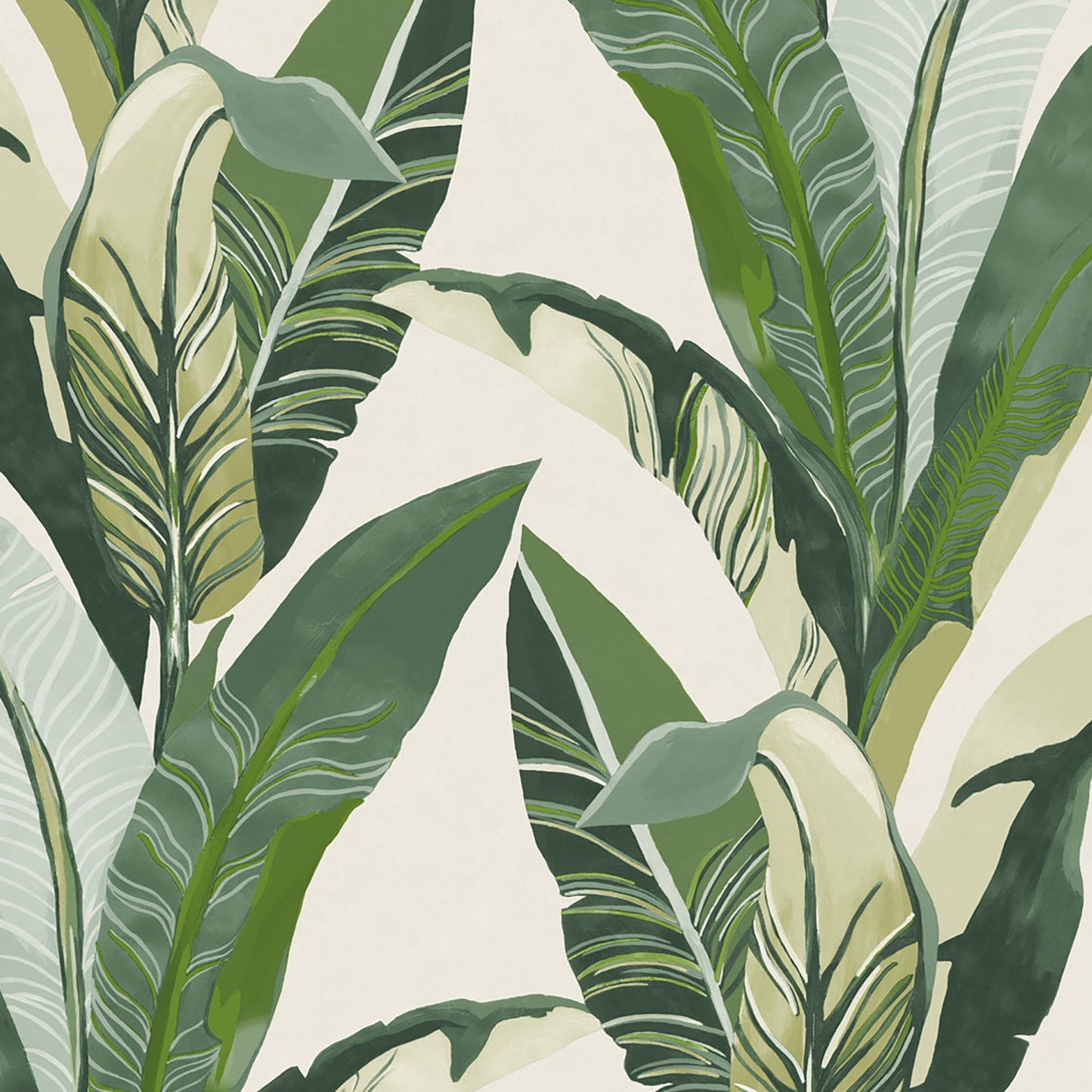 JF Fabrics -Wallpaper 5352 76 Wallpaper Green Non-Woven - 7835676 W8411