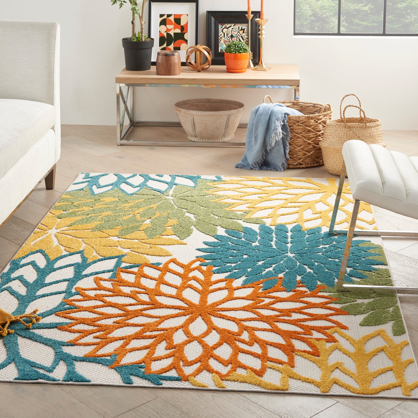 Nourison Rugs Nourison Home Tropical 6' X 9' - 099446827180