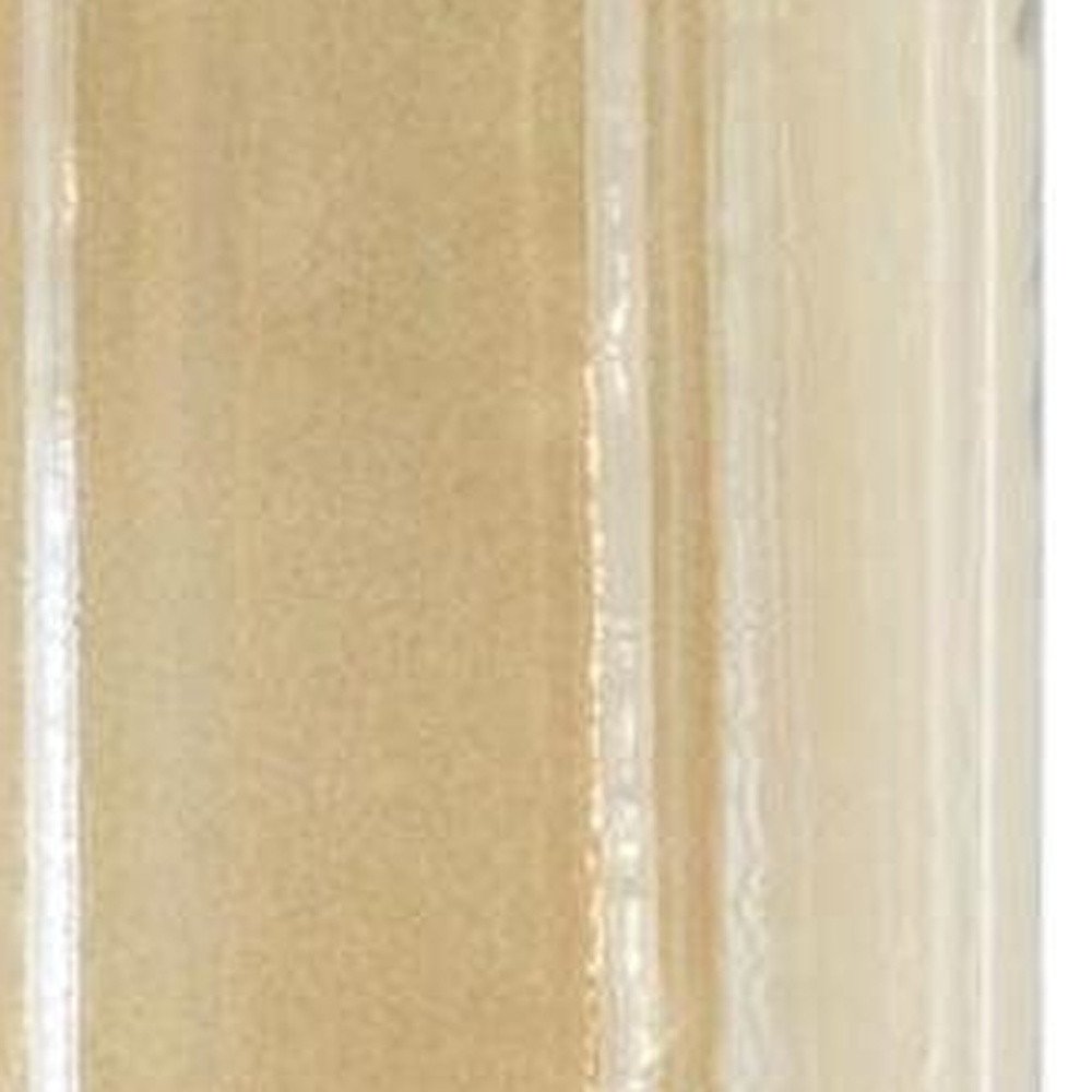 16" Gold And White Glass And Marble Table Vase