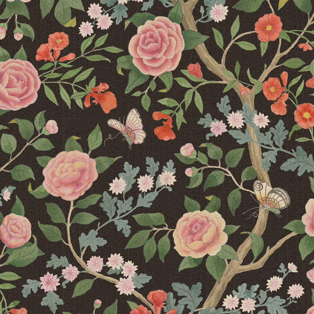 SCHUMACHER Borastapeter KAMELIA BLACK - 5730