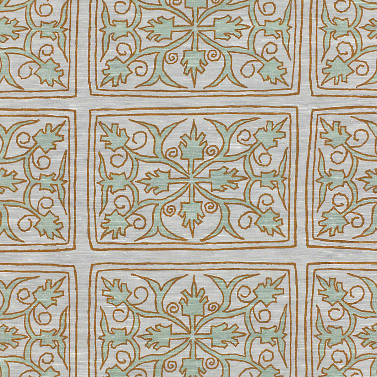 SCHUMACHER RAOUL TEXTILES EKA PRINTS PRINTS AQUATICS - 575S57