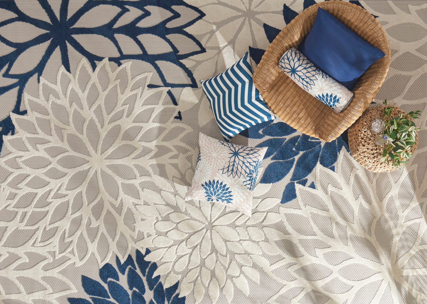 Nourison Rugs Nourison Home Tropical 8' X 11' - 099446778802