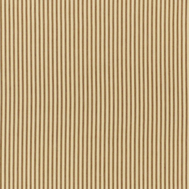SCHUMACHER SEA ISLAND STRIPE WELLFLEET TICKING STRIPE PATTERN WOVENS PATTERN WOVENS DRIFTWOOD - 60078