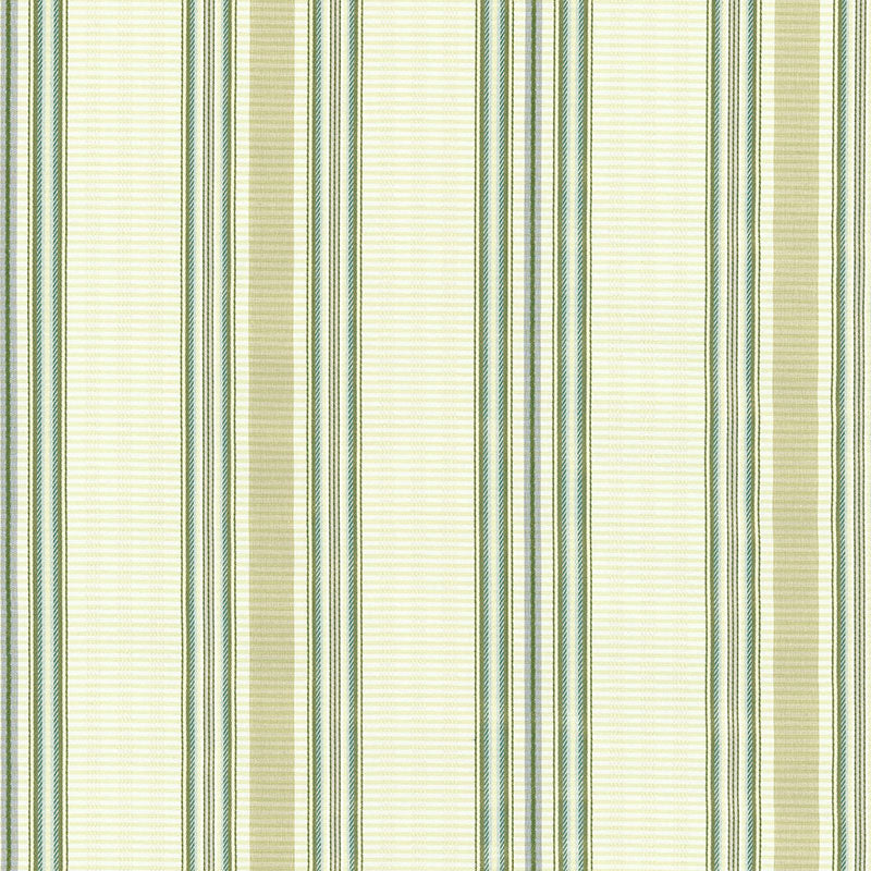 SCHUMACHER CHROMA BIELLA SILK STRIPE SILKS & SATIN SILKS & SATIN AQUA - 62180