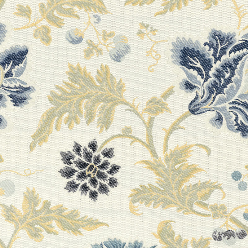 SCHUMACHER FABRIC PALAZZO LAMPASSO FLORI DELFT - 62193