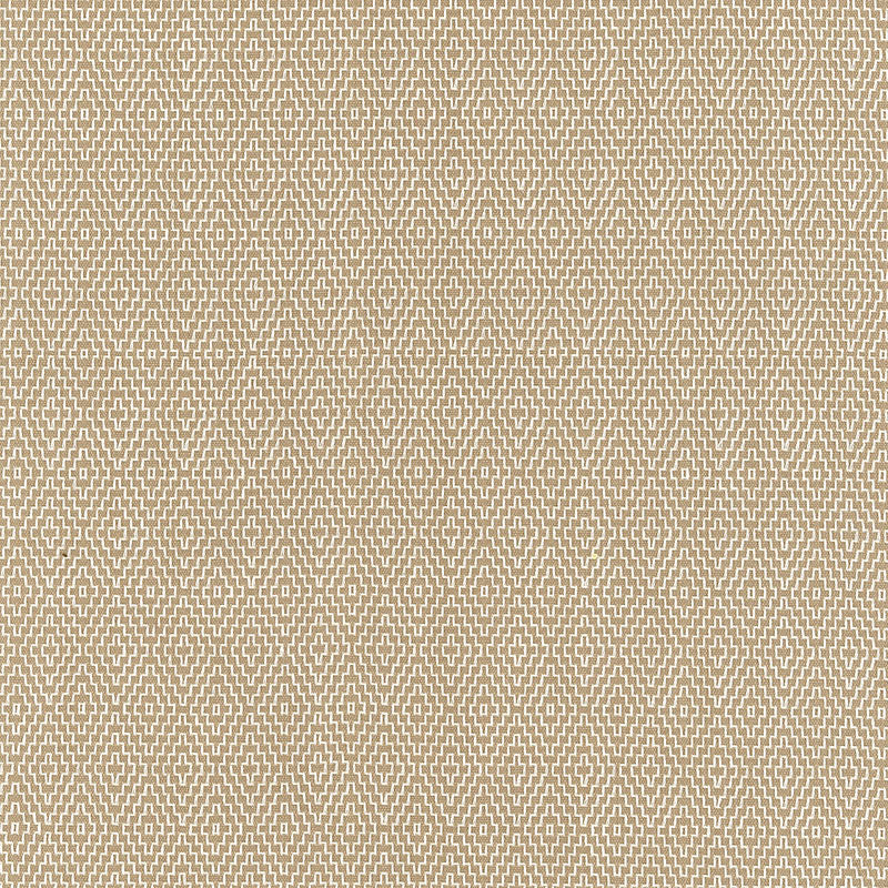 SCHUMACHER CHROMA HAMPTON COURT DIAMOND PATTERN WOVENS PATTERN WOVENS FLAX - 62530